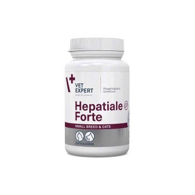VetExpert (ВетЕксперт) Hepatiale Forte Small breed&amp;Cats - Харчова добавка для підтримки функцій печінки у собак дрібних порід та котів 40 капс