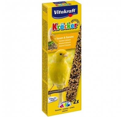Крекер Vitakraft для канарок з бананом та кунжутом