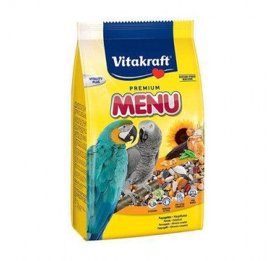 Vitakraft Menu корм для великих папуг Жако, Ари