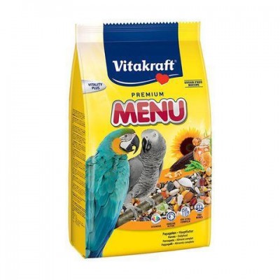 Vitakraft Menu корм для великих папуг Жако, Ари