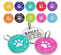 Емальований адресник для собак BronzeDog Call My Mom S