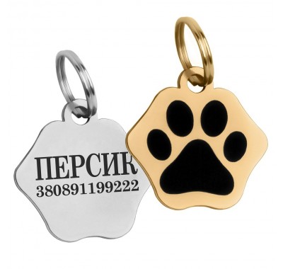 Адреса для котів та собак BronzeDog Тип 3 S