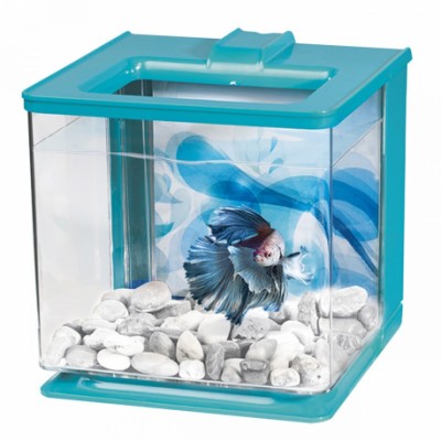 Hagen Betta Kit EZ Care Акваріум для півника, чорний 2,5 л