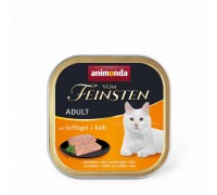 Вологий корм Animonda Vom Feinsten для кішок, з птицею та телятиною, 100 г 83200