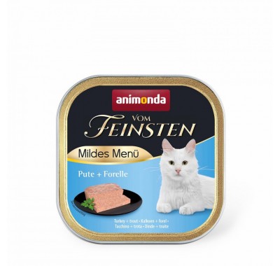Влажный корм Animonda Vom Feinsten для взрослых кошек, с индейкой и форелью, 100 г 83051