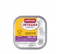 Вологий корм для кішок Integra Protect Sensitiv Lamb+Rice з харчовою непереносимістю, ягня та рис, 100 г 86851IPR