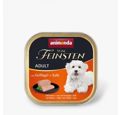Вологий корм Animonda Vom Feinsten для дорослих собак з птахом, 150 г 82610