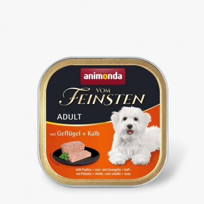 Вологий корм Animonda Vom Feinsten для дорослих собак з птахом, 150 г 82610