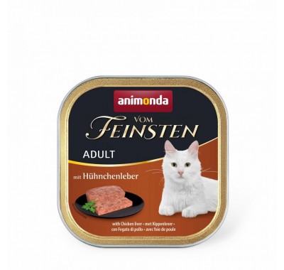 Вологий корм Animonda Vom Feinsten для кішок, з курячою печінкою, 100 г 83304