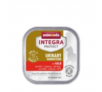 Влажный корм для кошек Integra Protect Urinary Struvit при мочекаменной болезни, с телятиной, 100 г 86611IPR