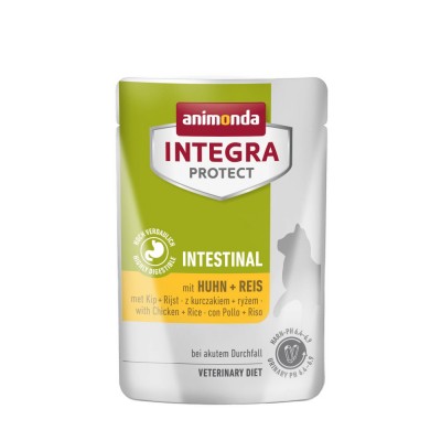 Вологий корм для кішок Integra Protect Intestinal with Chicken & Rice при захворюваннях шлунково-кишкового тракту, 85 г 86716IPR