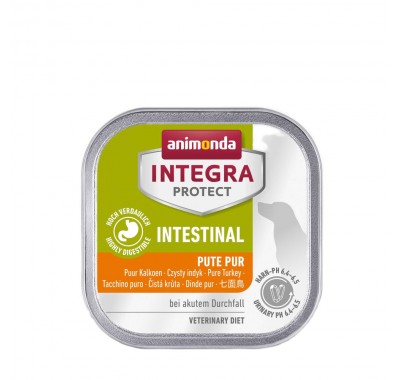Влажный корм ветеринарный для собак Integra Protect Intestinal Pure Turkey моно индейка, при нарушении работы ЖКТ, 150 г 86413IPR