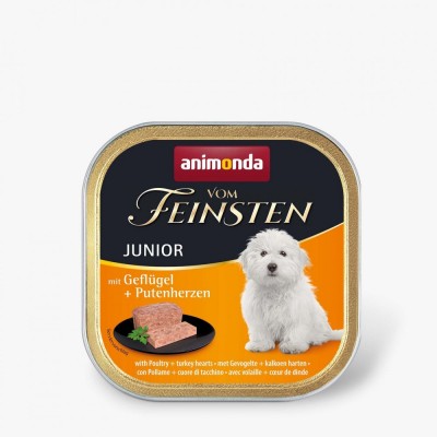 Вологий корм Animonda Vom Feinsten для цуценят, з птахом та індичими серцями, 150 г 82621