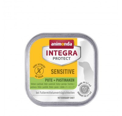 Влажный корм для собак Integra Protect Sensitiv Turkey & Parsnips при пищевой непереносимости, индейка/пастернак, 150 г 86539IPR