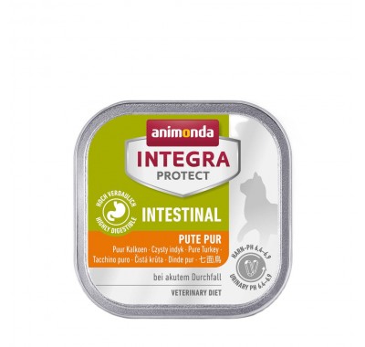 Вологий корм для кішок Integra Protect Intestinal Pure Turkey при захворюванні ШКТ, моно індичка, 100 г 86875IPR