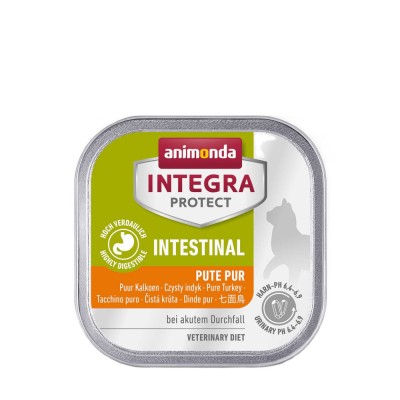 Вологий корм для кішок Integra Protect Intestinal Pure Turkey при захворюванні ШКТ, моно індичка, 100 г 86875IPR