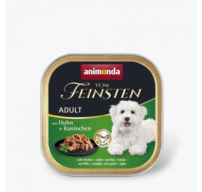 Вологий корм Animonda Vom Feinsten для дорослих собак, з куркою та кроликом, 150 г 82309