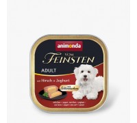 Вологий корм Animonda Vom Feinsten для дорослих собак, з оленіною та йогуртом, 150 г 82303