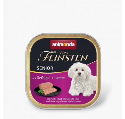 Вологий корм Animonda Vom Feinsten для старіючих собак, з птицею та ягням, 150 г 82623