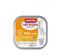 Вологий корм для кішок Integra Protect Renal dishes with Duck при хворобах нирок, з качкою, 100 г 86616IPR