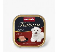 Вологий корм Animonda Vom Feinsten для дорослих собак, з олениною, 150 г 82660