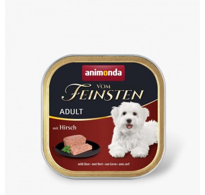 Вологий корм Animonda Vom Feinsten для дорослих собак, з олениною, 150 г 82660
