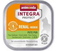 Вологий корм для кішок Integra Protect Renal dishes Pure Turkey при хворобах нирок, моно індичка, 100 г 86803IPR