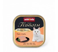 Вологий корм Animonda Vom Feinsten для дорослих кішок, з індичкою та лососем, 100 г 83048