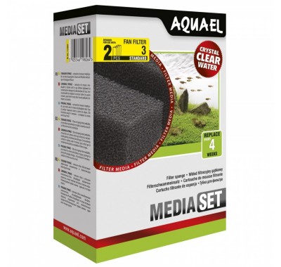 Вкладиш Aquael у внутрішній фільтр Fan-3 Plus, 2 шт (губка) 113907
