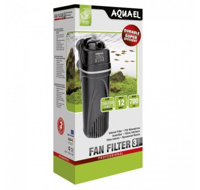 Фільтр внутрішній для акваріума Aquael Fan-3 Plus, 700 л/год на 150-250 л 102370/3071