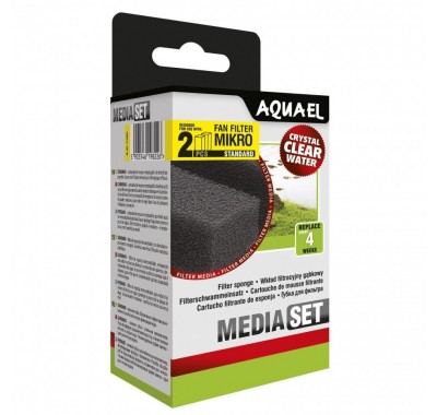 Вкладиш Aquael для внутрішнього фільтра FAN-mikro Plus, 2 шт (губка) 113903
