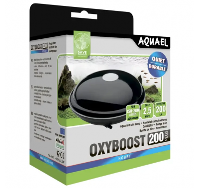 Компресор для акваріумів Aquael Oxyboost Plus до 200 л 113120