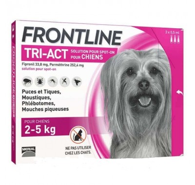 Frontline TRI-ACT для собак від 2 до 5 кг