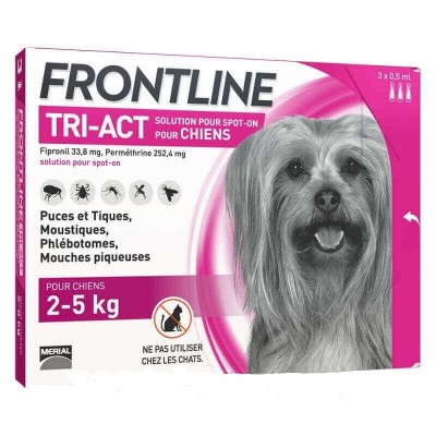 Frontline TRI-ACT для собак від 2 до 5 кг