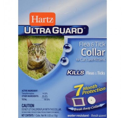 Hartz UltraGuard Flea &Tick Нашийник для котів та кошенят пурпурний 38 см 90745