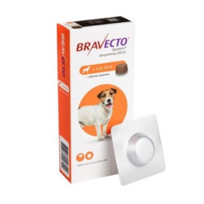 Bravecto Таблетки для собак від 4,5 до 10 кг