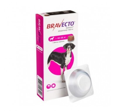 Bravecto Таблетки для собак від 40 до 56 кг