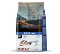Сухой корм для кошек BRAVERY Herring Adult Cat с сельдью 2 кг