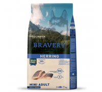 Сухий корм для собак дрібних порід BRAVERY Herring Mini Adult з оселедцем 7 кг