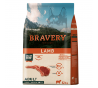 Сухой корм для собак средней и крупной породы BRAVERY Lamb Large/Medium Adult с ягненком 12 кг