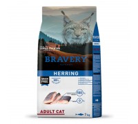 Сухий корм для котів BRAVERY Herring Adult Cat з оселедцем 7 кг
