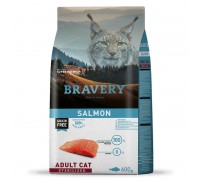 Сухий корм для стерилізованих котів BRAVERY Salmon Adult Cat Sterilized з лососем 600 г
