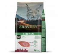 Сухий корм для стерилізованих котів BRAVERY Chicken Adult Cat Sterilized з куркою 600 г