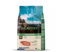 Сухий корм для цуценят дрібних порід BRAVERY Chicken Mini Puppy з куркою 2 кг