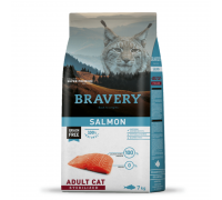 Сухий корм для стерилізованих котів BRAVERY Salmon Adult Cat Sterilized з лососем 7 кг