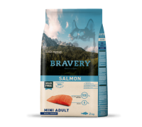 Сухий корм для собак дрібних порід BRAVERY Salmon Mini Adult з лососем 2 кг