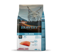 Сухий корм для котів BRAVERY Salmon Adult Cat з лососем 2 кг