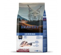 Сухой корм для стерилизованных кошек BRAVERY Herring Adult Cat Sterilized с сельдью 2 кг