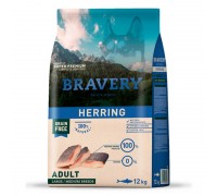 Сухий корм для собак cередніх та великих порід BRAVERY Herring Large/Medium Adult з оселедцем 12 кг