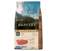 Сухой корм для собак мелких пород BRAVERY Iberian Pork Mini Adult с иберийской свининой 7 кг